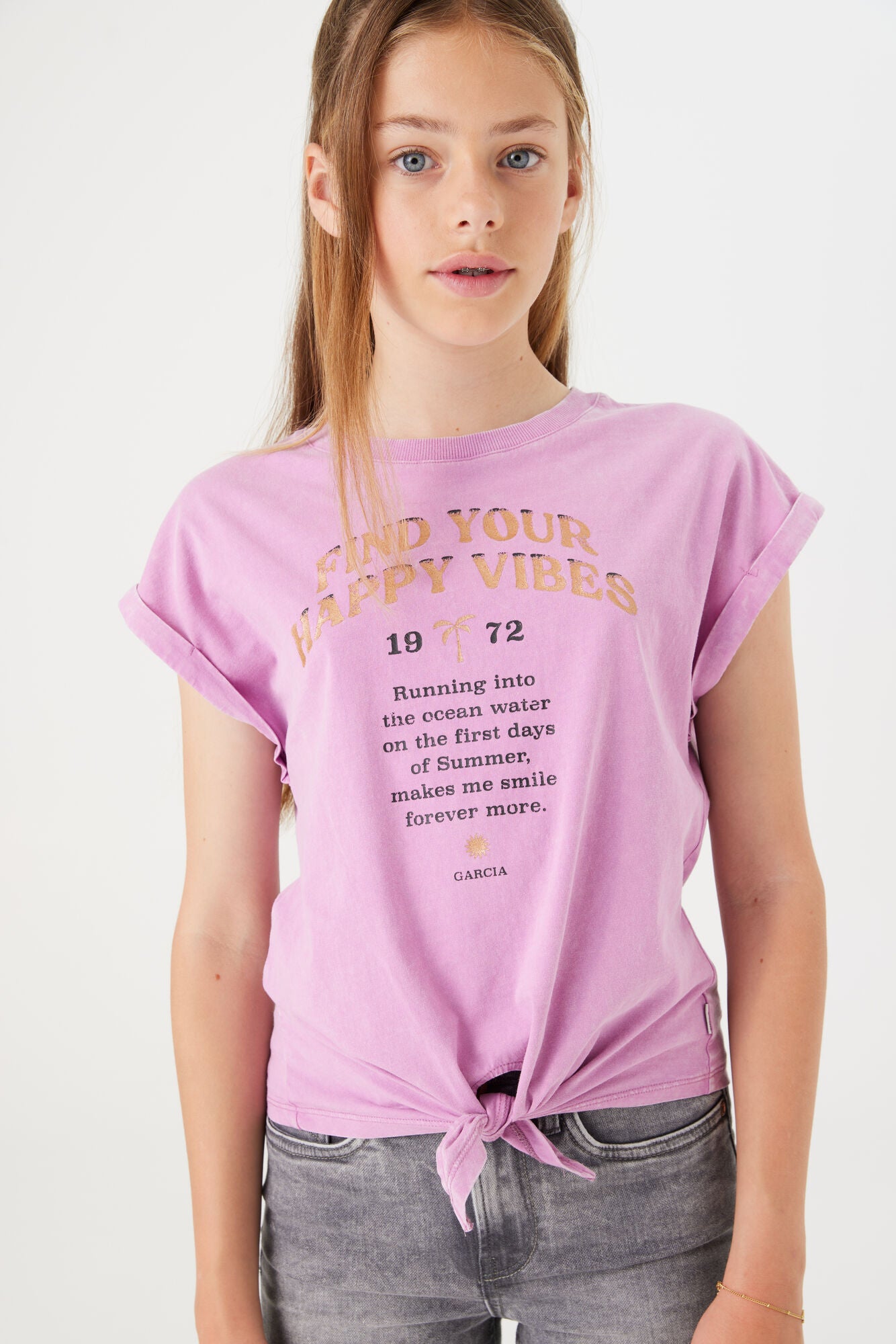 T-shirt O42402 DA 128 a 176 col rosa