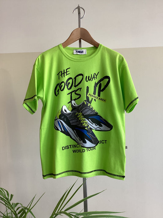 T-shirt FM5954 Xs-XL col verde lime