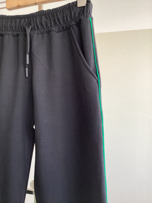 Pantalone FM5951 Xs-XL col nero/verde
